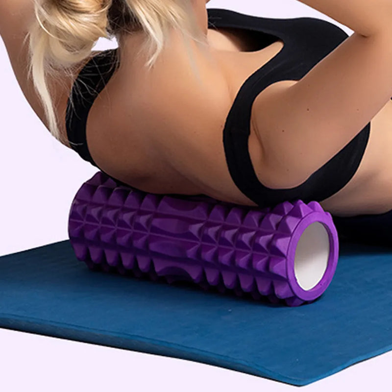 Rolo de espuma para Massagem, Alongamento, Yoga, 26cm